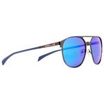 Red Bull Spect Lunettes de soleil Redms Pilot Matt Gun Blue Smoke Blue Mirror Polarized Présentation