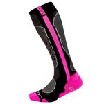 Cairn Chaussettes Spirit Black Fuchia Présentation