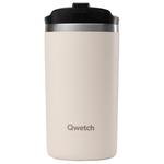 Qwetch Mug Travel Mug 240 ml Matt Sable Présentation