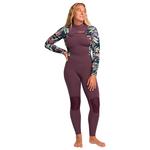 Roxy Combinaison Intégrale 5/4 Swell Front Zip Black Multi Présentation