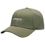Oakley Casquettes 6 Panel Stretch Metallic Hat Deep Olive Mist Présentation