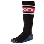 Nitro Chaussettes Anthem Socks Black White Red Blue Présentation