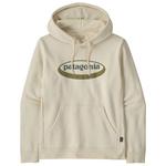 Patagonia Sweat '95 Oval Logo Uprisal Hoody Birch White Présentation