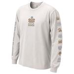Vissla Tee-shirt Tec Abundant Ls White Présentation