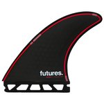 Futures Fins Ailerons Surf Jordy Honeycomb Black/Red Présentation