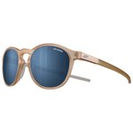 Julbo Lunettes de soleil Shine L Translucide Brillant Blush Gris Clair Spectron 3 Polarized Présentation