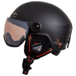 Cairn Casque visière Delta Visor Photochromic Mat Black Bright Red Présentation