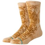 Stance Chaussettes Crew Sock Dj Chewie Crew Sand Présentation