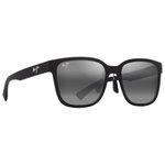 Maui Jim Lunettes de soleil Paulele Asian Fit Noir Mat Gris Neutre Minéral Superthin Présentation