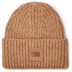 UGG Bonnet Chunky Rib Camel Présentation
