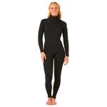 Rip Curl Combinaison Intégrale Womens Dawn Patrol Chest Zip 3/2 Black Présentation