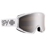 Spy Masque de Ski Crusher Elite Matte White Bronze Silver Mirror Présentation