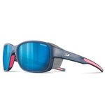 Julbo Lunettes de soleil Monterosa 2 Bleu Foncé Rose Blanc Spectron 3 Polarized Présentation