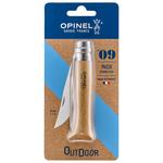 Opinel Couteaux (couverts) N°9 VRI Blister Hêtre Inox Présentation