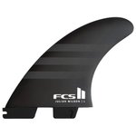 Fcs Ailerons Surf II Julian Wilson Tri Fin Set Black/Black Présentation