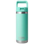 Yeti Gourde Rambler 18 Oz (532 ml) Straw Bottle Seafom Présentation
