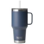 Yeti Mug Rambler 35 Oz (994 ml) Straw Mug Navy Présentation