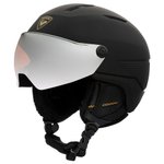 Rossignol Casque visière Fit Visor Impacts Women Black Orange Silver Mirror Présentation