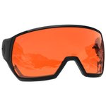 Salomon Visière Pioneer Visor/Icon Visor Black Tonic Orange Présentation