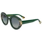 Binocle Eyewear Lunettes de soleil Bianca Shiny Tortoise Tokyo Kaki Gradient Grey Polarized Présentation