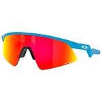 Oakley Lunettes de soleil Resistor Sweep Polished Sky Blue Prizm Ruby Présentation