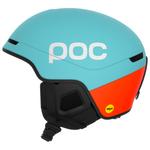 Poc Casque de ski Obex Contour Mips Indicolite Blue Carnelian Orange Matt Présentation