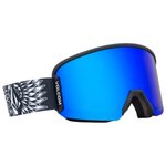 Volcom Masque de Ski Garden 2 Jamie Lynn Blue Chrome + Yellow Présentation