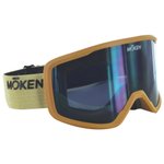 Moken Vision Masque de Ski Two Camel Grey Grey No Coating Présentation