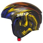 Briko Casque Vulcano 2.0 Graphik Shiny Cobalt Blue Yellow Orange Black Présentation