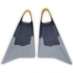 Pride Palmes Bodyboard Vulcan V2 Dark Grey - Spectral Yellow - Light Grey Profil