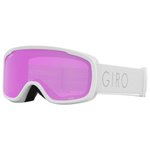 Giro Masque de Ski Moxie White Core Light Amber Pink + Yellow Présentation