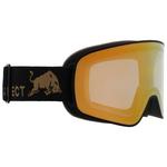 Red Bull Spect Masque de Ski Rush Matt Black Brown Gold Chrom-X Présentation