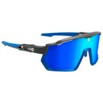 AZR Lunettes de soleil Pro Race Rx Noire Mate Bleue Multicouche Blue 