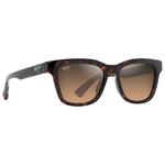 Maui Jim Lunettes de soleil Hanohano Dark Havana Shiny Trnas Yellow Bronze Hcl Minéral Superthin Présentation