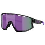Bliz Lunettes de soleil Fusion Small Crystal Black Grey Purple Multi Présentation