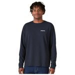 Patagonia Tee-shirt P-6 Logo Responsibili-Tee L/S New Navy Présentation