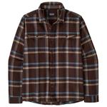 Patagonia Chemise Fjord Flannel Crossing Den Brown Présentation