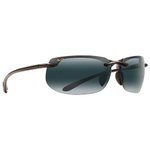 Maui Jim Lunettes de soleil Banyans Asian Fit Noir Brillant Neutral Grey MauiBrilliant Présentation