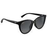 Maui Jim Lunettes de soleil Kalawa Havana Shiny Black Mineral SuperThin Neutral Grey Présentation