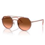 Ray Ban Lunettes de soleil RB3765 Polished Copper Rose Gradient Brown Présentation