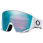 Oakley Masque de Ski Flow Scape M Matte White Prizm Sapphire Iridium + Prizm Iced Iridium Présentation