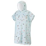 After Essentials Poncho Surf Beach Poncho Madrague Light Blue Présentation