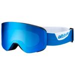 Altitude Eyewear Masque de Ski Hype Matt Black Flash Blue Présentation