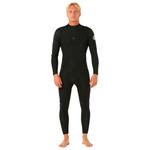 Rip Curl Combinaison Intégrale Dawn Patrol Back Zip 4/3 Black Présentation