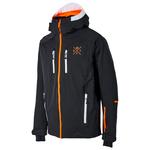 Watts Blouson Ski Blow Black White Orange Présentation