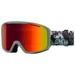 Smith Masque de Ski Blazer Sage Brush Paste Up Red Sol-x Mirror Présentation