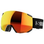Salomon Masque de Ski Radium Black Multilayer Mid Red Présentation