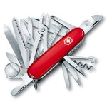 Victorinox Couteaux (couverts) Swisschamp Translucide Red Présentation