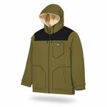 Picture Sweat Basement Plush Zip Hoodie Tobacco Présentation