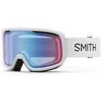 Smith Masque de Ski Frontier White Blue Sensor Mirror Présentation